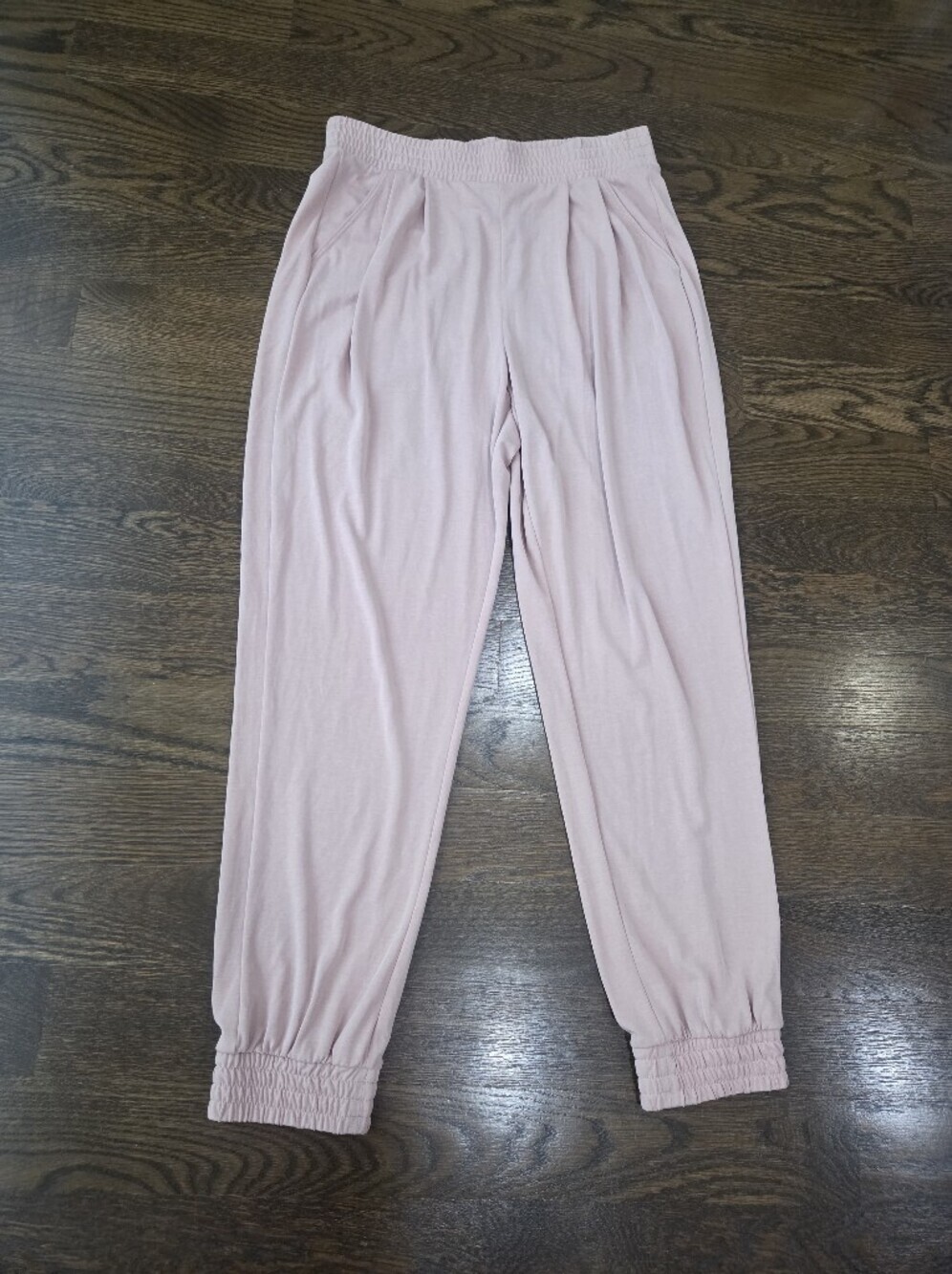 NWT Express Light Elastic Waist Jogger Pants Sz.M Dusty Rose Color